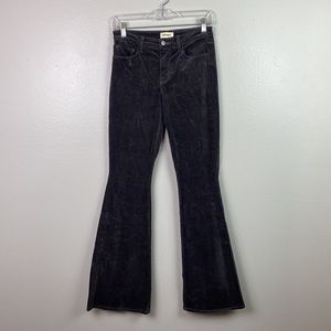 NWT L’AGENCE | Bell High-Rise Flare Velvet Jeans Greystone 25